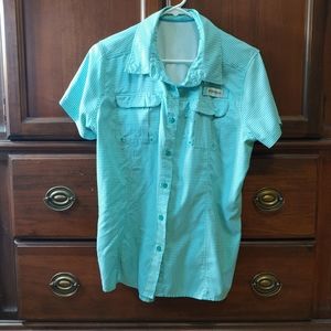 Magellan Turquoise fishing shirt